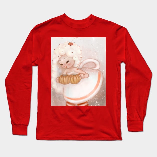 Pumpkin Latte Long Sleeve T-Shirt by selvagemqt